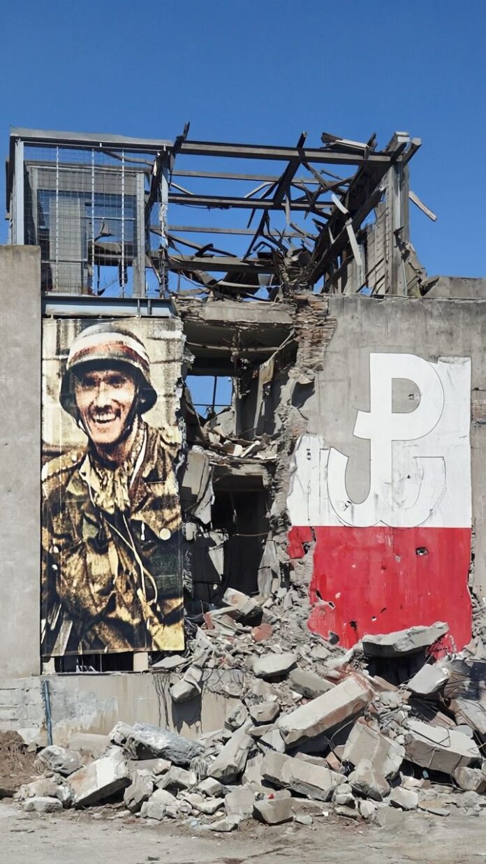 Żołnierz AK i kotwica
