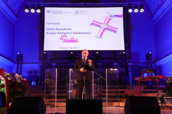 Spotkanie Dam i Kawalerów Krzyża Wolności i Solidarności – Poznań, 17 marca 2026. Fot. Dariusz Skrzyniarz (IPN)
